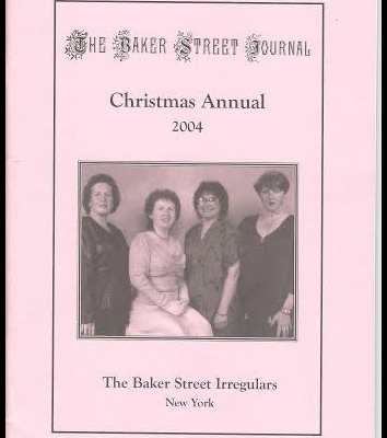 Book cover for The Baker Street Journal Christmas Annual 2004.