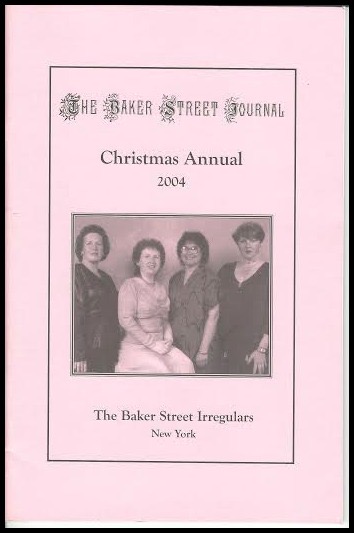 Book cover for The Baker Street Journal Christmas Annual 2004.