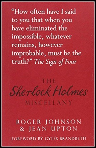 Book cover of The Sherlock Holmes Miscellany.